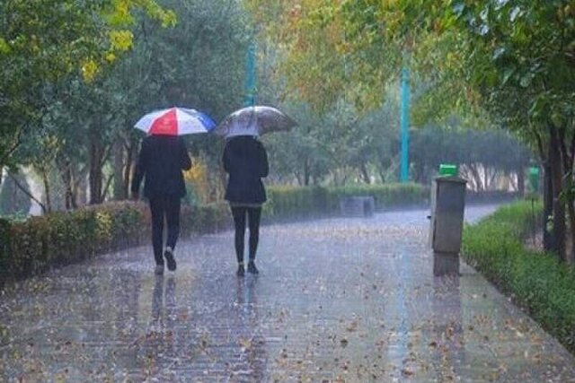 بارش باران در نقاط مختلف کشور