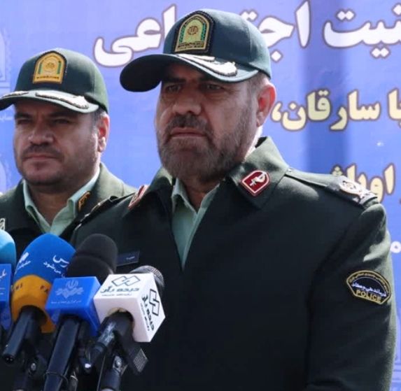 فرمانده انتظامی استان البرز خبر داد:افزایش ۵۷ درصدی کشفیات سرقتی دراستان