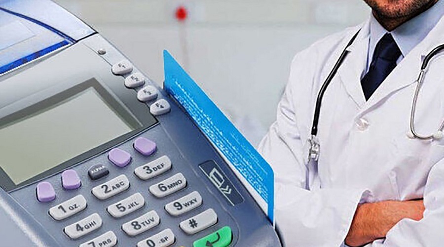 دریافت وجه نقد از بیماران به جای استفاده از کارتخوان برای اخذ ویزیت