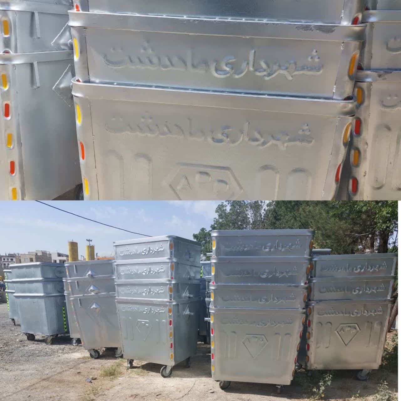 تجهیز شهر ماهدشت به ۱۵۰ سطل زباله مکانیزه