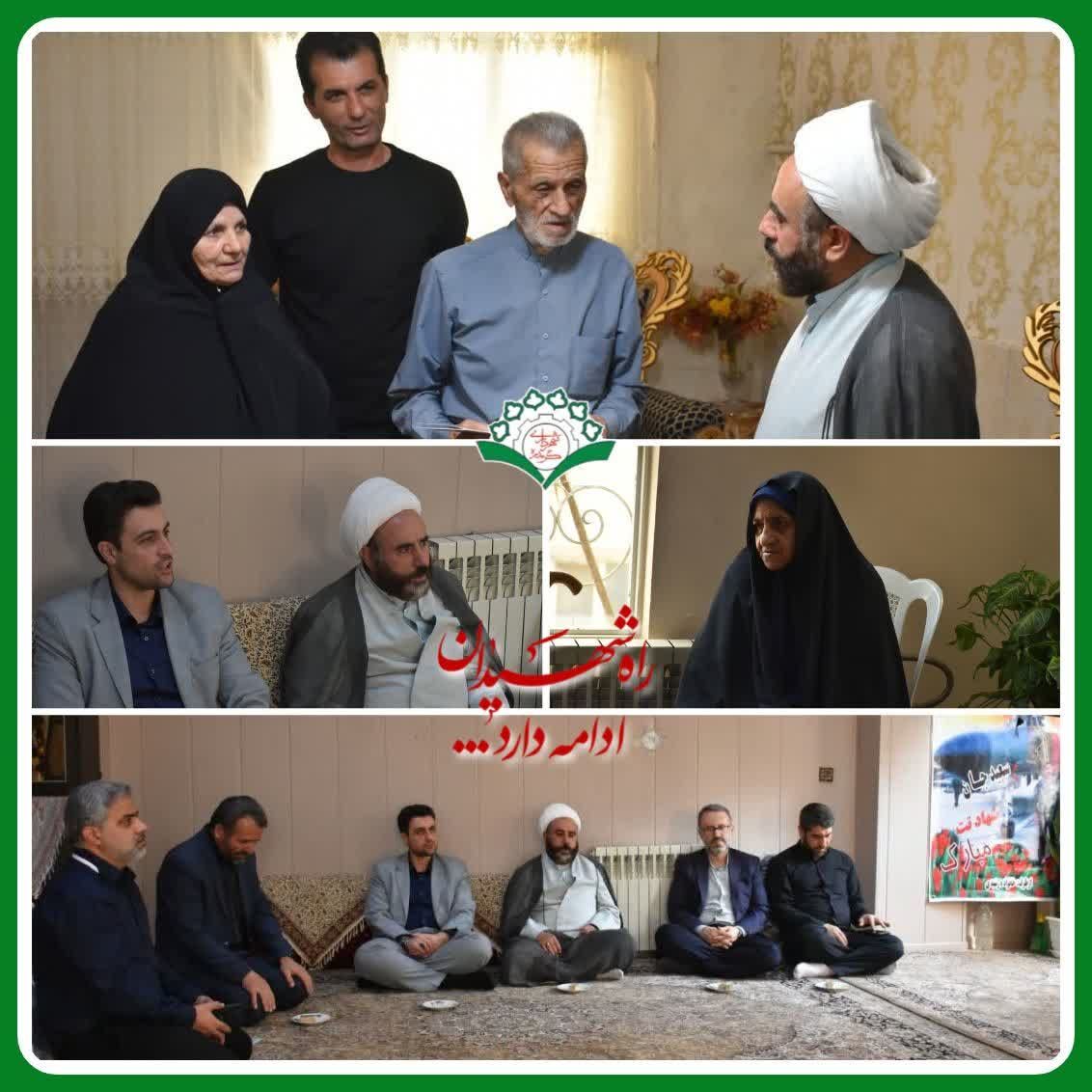 دیدارشهردارگرمدره با خانواده معظم شهیدان