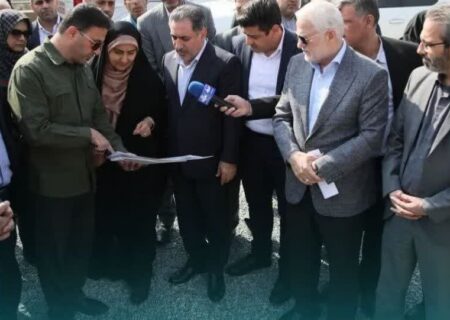 بازدید وزیر راه و شهرسازی از احداث مرتفع‌ترین پل ایران و غرب آسیا