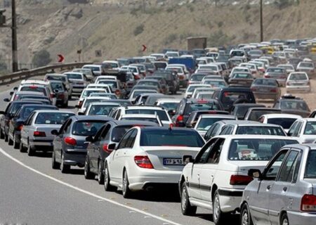 ترافیک سنگین در جاده های شمالی کشور