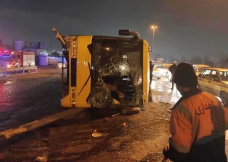 مصدومیت ۲۶ نفر در پی حادثه تصادف در شهرضا