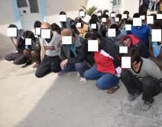 جمع آوري 215 نفر معتاد متجاهر در ساوجبلاغ