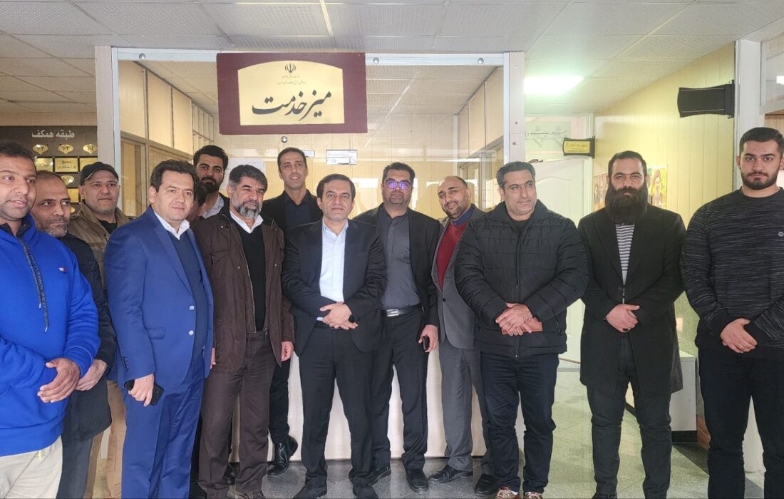 دیدار رئیس هیئت رزمی استان البرز با سرپرست ورزش و جوانان