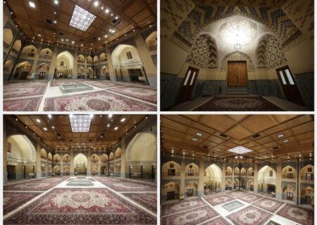 مرمت و بهسازی مدرسه تاریخی ،دو در، حرم رضوی به پایان رسید