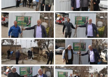 توزیع ۳۰۰۰ اصله نهال مثمر و غیر مثمر