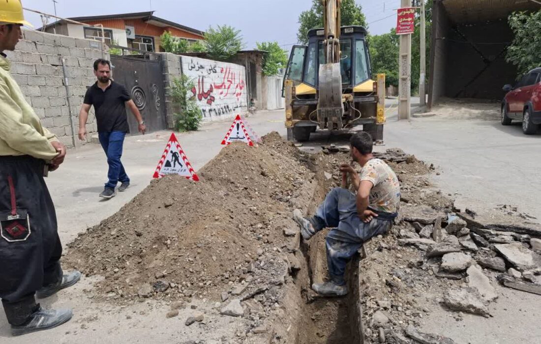 طی یکسال گذشته عملیاتی شد: اجرای بیش از ۳۰ هزار متر لوله گذاری آب در روستاهای استان البرز