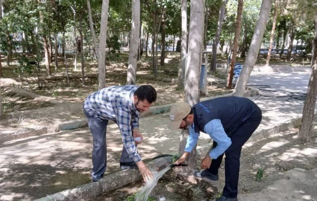 عزم جزم آبفا البرز در جداسازی آبیاری فضای سبز شهری از شبکه توزیع آب