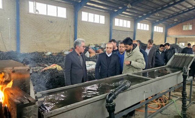 بازدید معاون استاندار اردبیل از طرحهای اقتصادی ناحیه صنعتی رضی