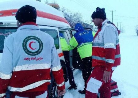 آماده‌باش هلال‌احمر در پی بارش برف و باران در استان‌های شمالی