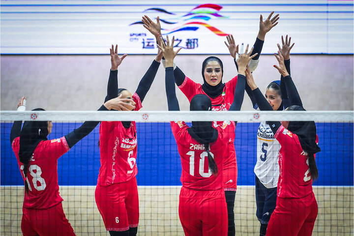 برد مقتدرانه زنان والیبال ایران درآسیا